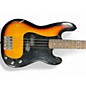 Used Silvertone P Style Sunburst Electric Bass Guitar
