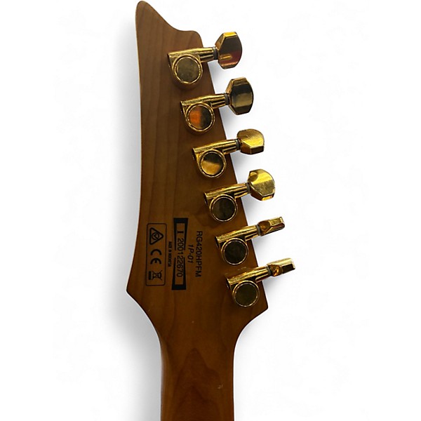 Used Ibanez RG420 HPFM Blue Burst Solid Body Electric Guitar