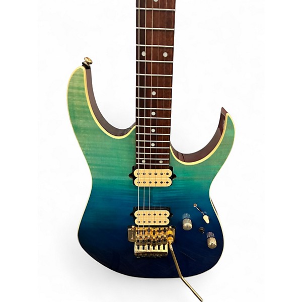 Used Ibanez RG420 HPFM Blue Burst Solid Body Electric Guitar