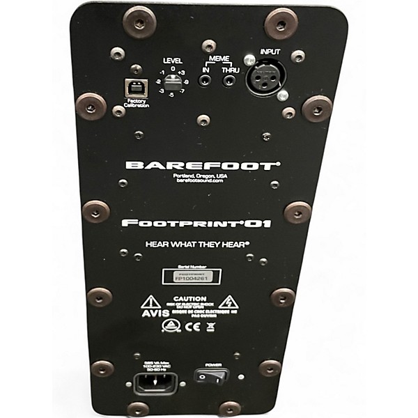 Used Barefoot Sound FOOTPRINT01 Powered Monitor