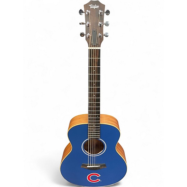 Used Taylor gs mini mlb chicago cubs Blue Acoustic Electric Guitar