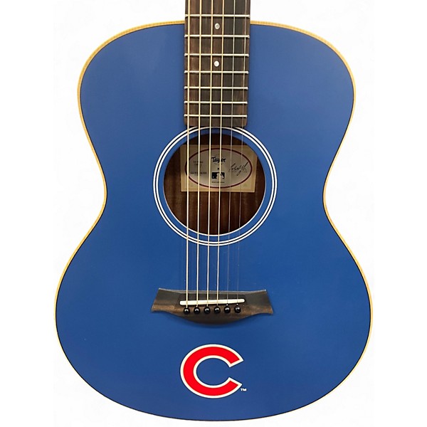 Used Taylor gs mini mlb chicago cubs Blue Acoustic Electric Guitar