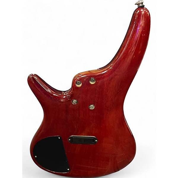 Used Ibanez SR405 5 String Red Electric Bass Guitar