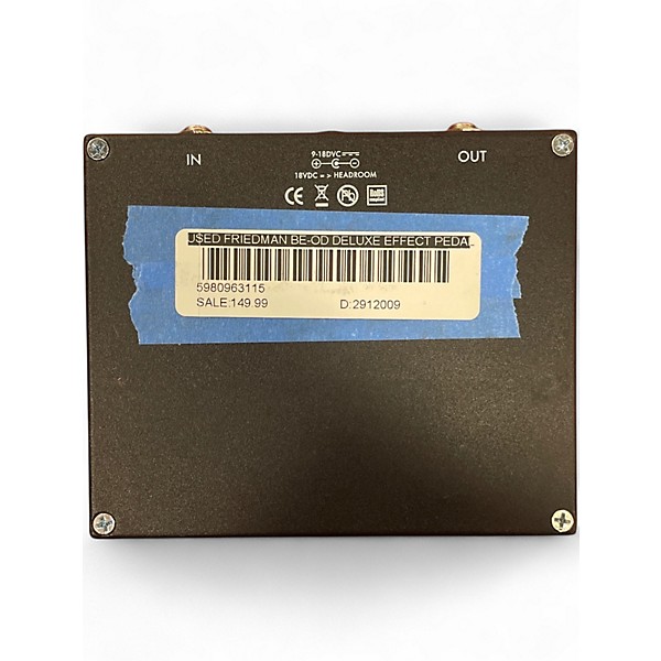 Used Friedman BE-OD DELUXE Effect Pedal