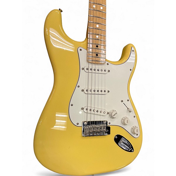 Used 2021 Fender Player Stratocaster Buttercream Solid Body Electric Guitar