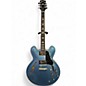 Used 2018 Gibson ES-335 Metallic Blue Hollow Body Electric Guitar thumbnail