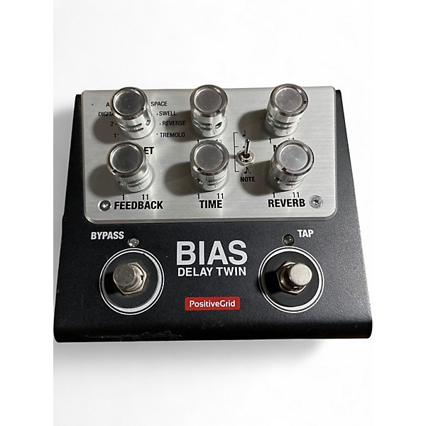 Used Positive Grid BIAS Delay Twin Effect Pedal