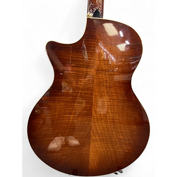 Used Ibanez AE340FMH MAHOGANY SUNBURST Acoustic Electric Guitar