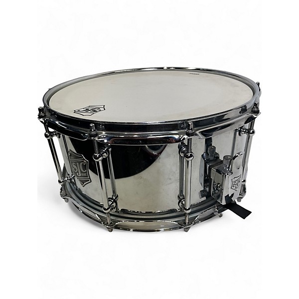 Used SJC 6.5X14 ALPHA Silver Drum