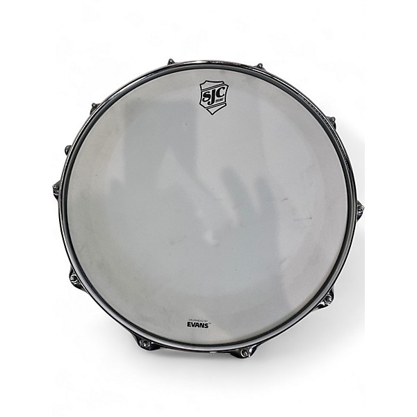 Used SJC 6.5X14 ALPHA Silver Drum