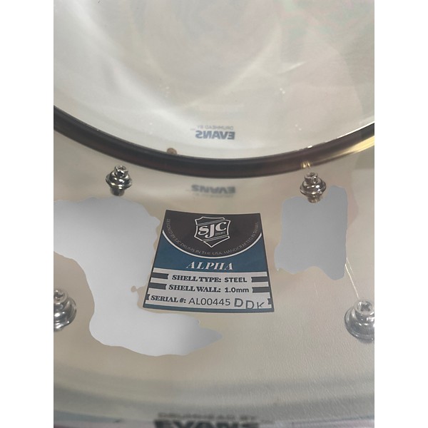 Used SJC 6.5X14 ALPHA Silver Drum