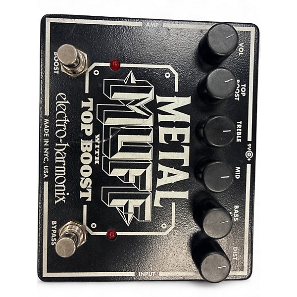 Used Electro-Harmonix Metal Muff Distortion With Top Boost Effect Pedal