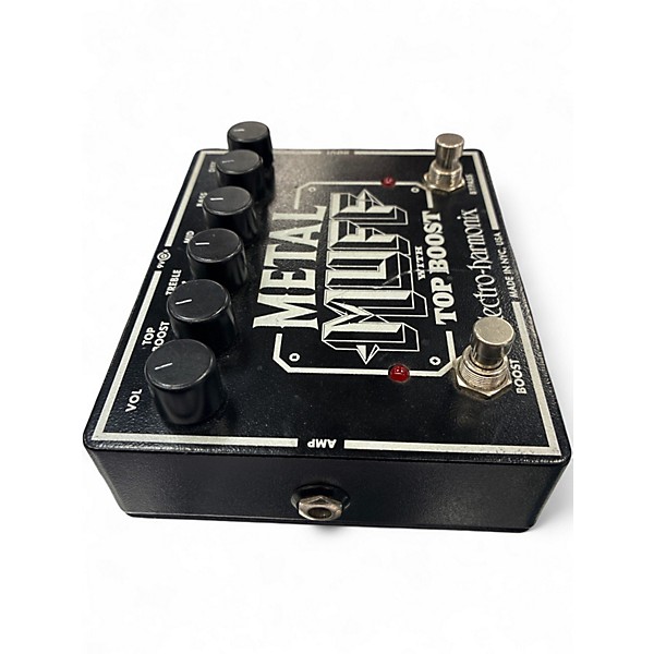 Used Electro-Harmonix Metal Muff Distortion With Top Boost Effect Pedal