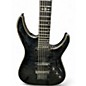 Used Schecter Guitar Research HELLRAISER HYBRID Trans Black Solid Body Electric Guitar
