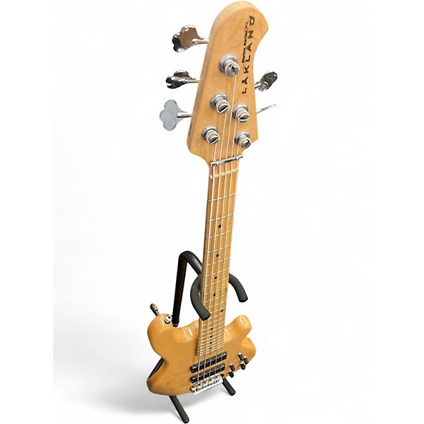 Used Lakland 55-01 Skyline Series 5 String Natural Electric Bass Guitar