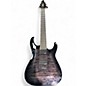 Used Jackson JS22-7Q Dinky 7 String McCarty Amber Solid Body Electric Guitar thumbnail