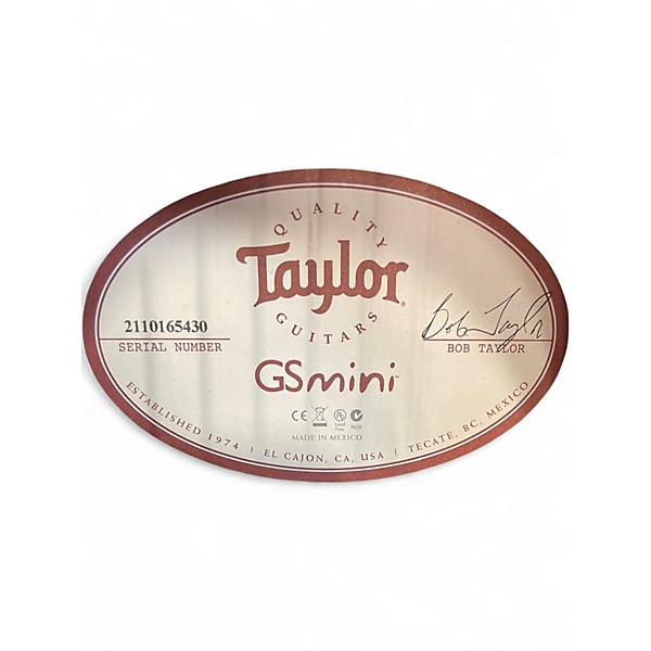 Used Taylor GS Mini-e Natural Acoustic Electric Guitar