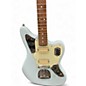 Used Fender Jaguar HH Daphne Blue Solid Body Electric Guitar