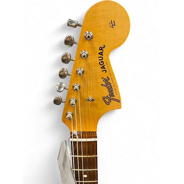 Used Fender Jaguar HH Daphne Blue Solid Body Electric Guitar