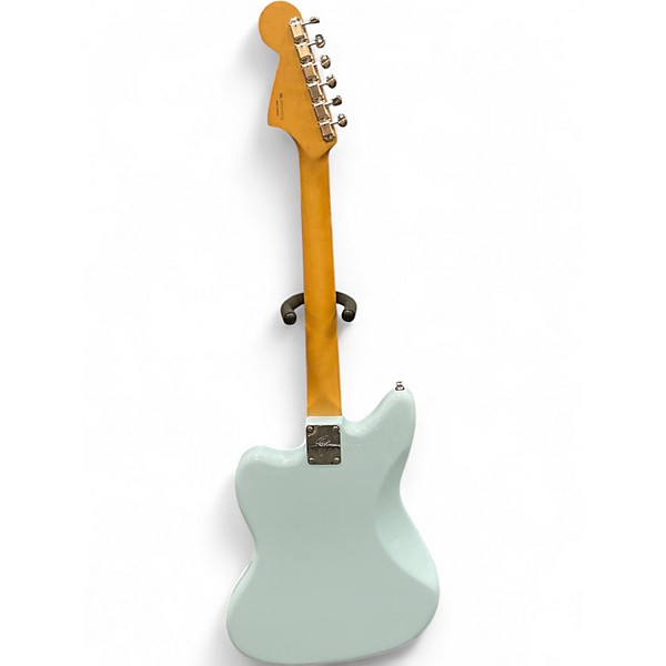 Used Fender Jaguar HH Daphne Blue Solid Body Electric Guitar