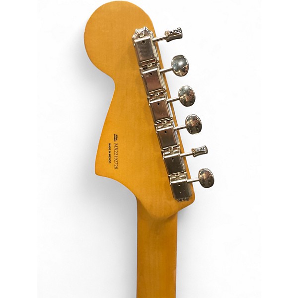 Used Fender Jaguar HH Daphne Blue Solid Body Electric Guitar