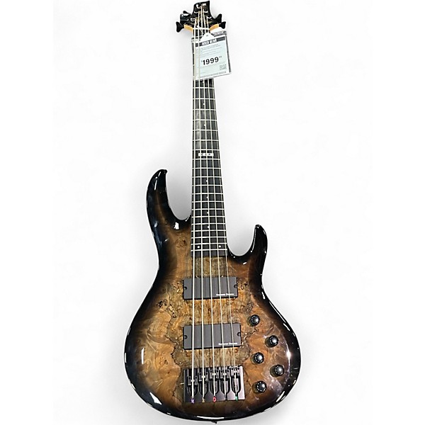 Used ESP E-II BTL-5 SMOKE BLACK BURST Electric Bass Guitar