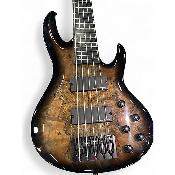 Used ESP E-II BTL-5 SMOKE BLACK BURST Electric Bass Guitar