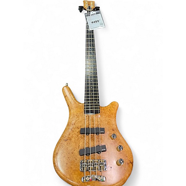 Used 2019 Warwick LIMITED MASTERBUILT 16/50 THUMB Natural Electric Bass Guitar
