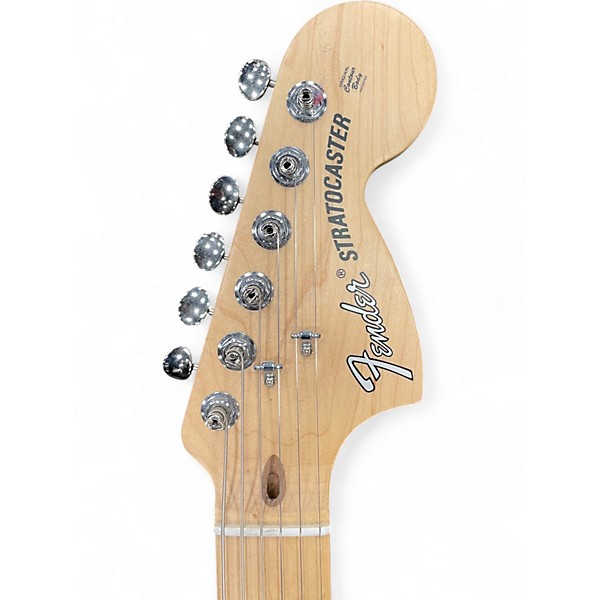 Used Fender American Performer Stratocaster SSS Blue Solid Body Electric Guitar