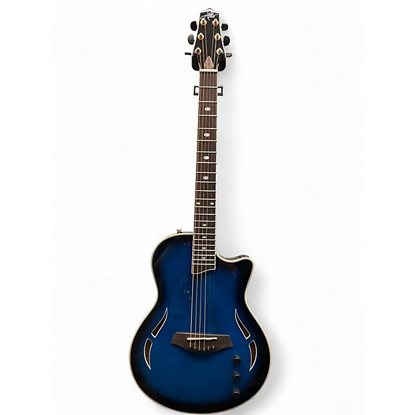 Used Aslin Dane NASHLIN THINLINE ELECTRIC BLUE Acoustic Electric Guitar