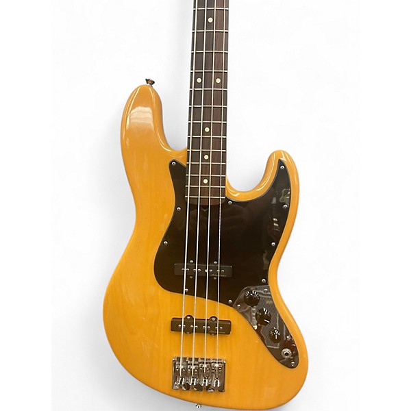 Used 2006 Fender American Deluxe Jazz Bass Butterscotch Blonde Electric Bass Guitar