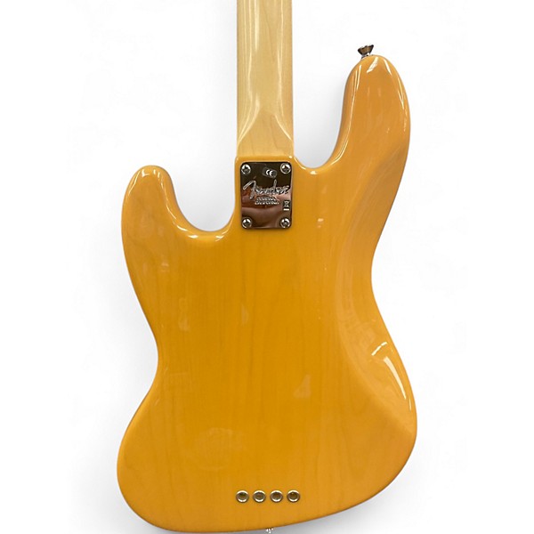 Used 2006 Fender American Deluxe Jazz Bass Butterscotch Blonde Electric Bass Guitar