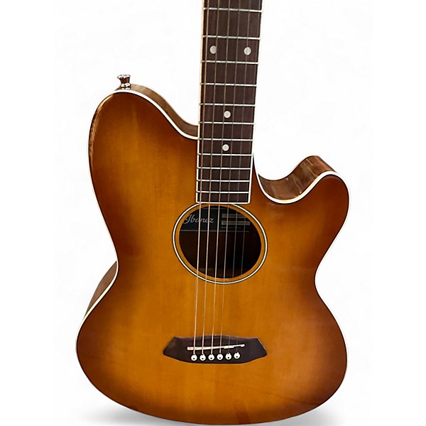 Used Ibanez TCY10E-AVS Tobacco Burst Acoustic Electric Guitar
