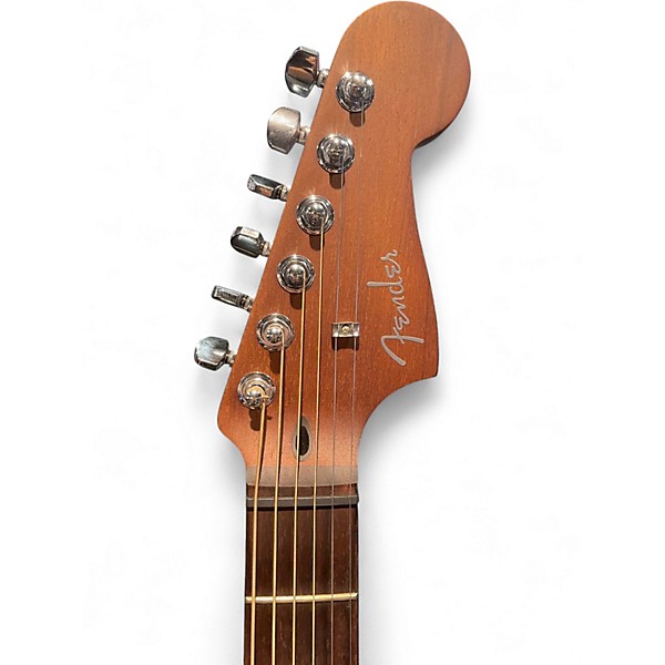 Used Fender Acoustasonic Standard Jazzmaster Black Acoustic Electric Guitar