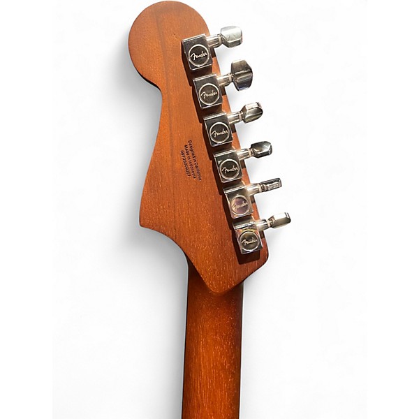 Used Fender Acoustasonic Standard Jazzmaster Black Acoustic Electric Guitar