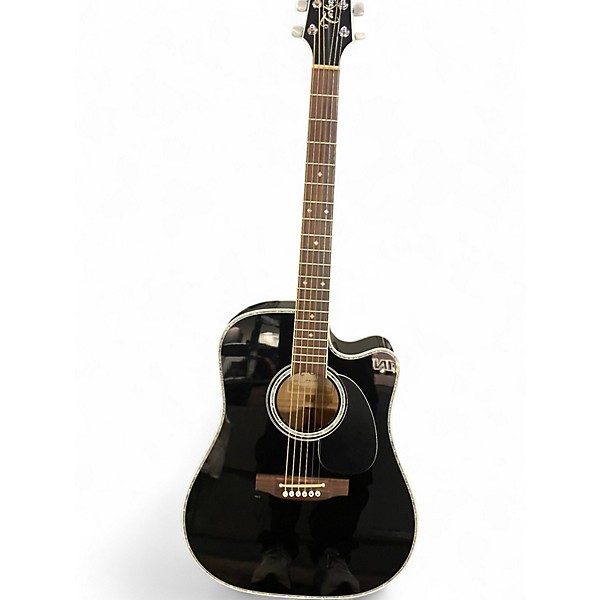 Used Takamine EF341DX BLACK Acoustic Electric Guitar