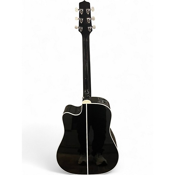 Used Takamine EF341DX BLACK Acoustic Electric Guitar