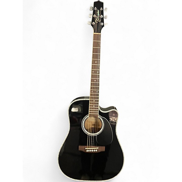 Used Takamine EF341DX BLACK Acoustic Electric Guitar