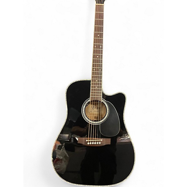 Used Takamine EF341DX BLACK Acoustic Electric Guitar