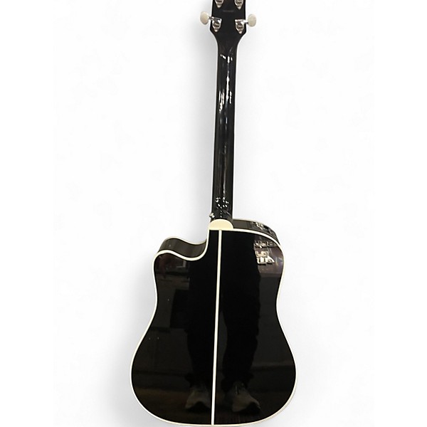 Used Takamine EF341DX BLACK Acoustic Electric Guitar