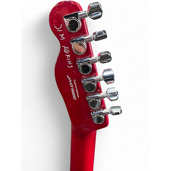 Used Fender JA90 Jim Adkins Thinline Telecaster RED Hollow Body Electric Guitar