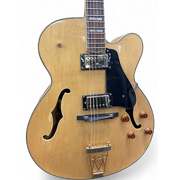 Used Oscar Schmidt OE40-N Natural Hollow Body Electric Guitar