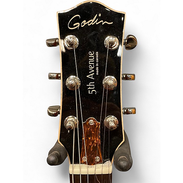 Used Godin 5th Avenue Kingpin II COGNAC Hollow Body Electric Guitar