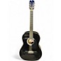 Used AXL JOHNSON Black and White Acoustic Guitar thumbnail