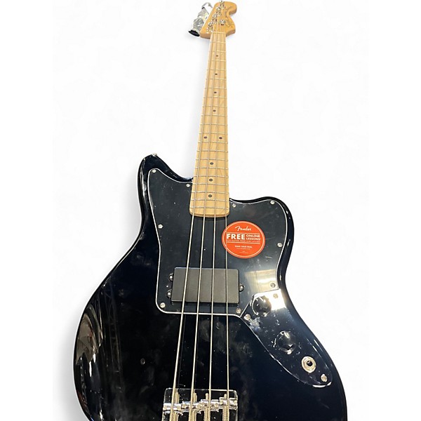 Used Squier AFFINITY JAGUAR BASS BLACK Electric Bass Guitar