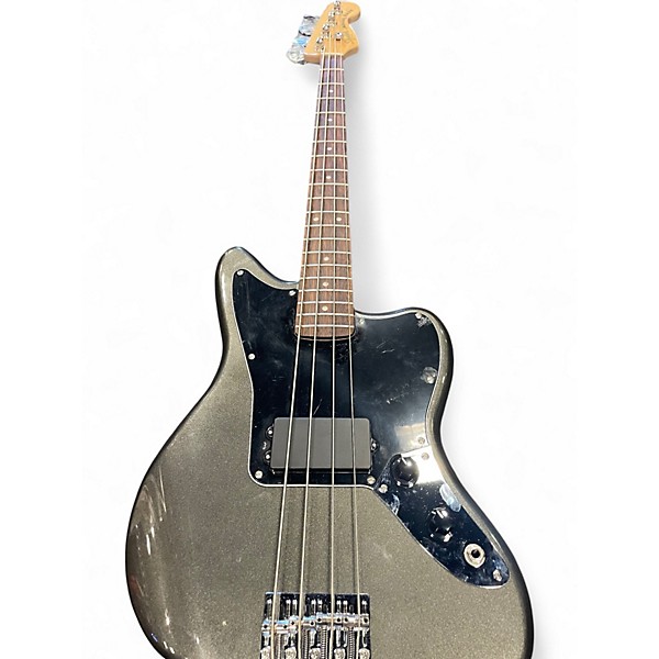 Used Squier AFFINITY JAGUAR BASS CHARCOAL FROST METALLIC Electric Bass Guitar