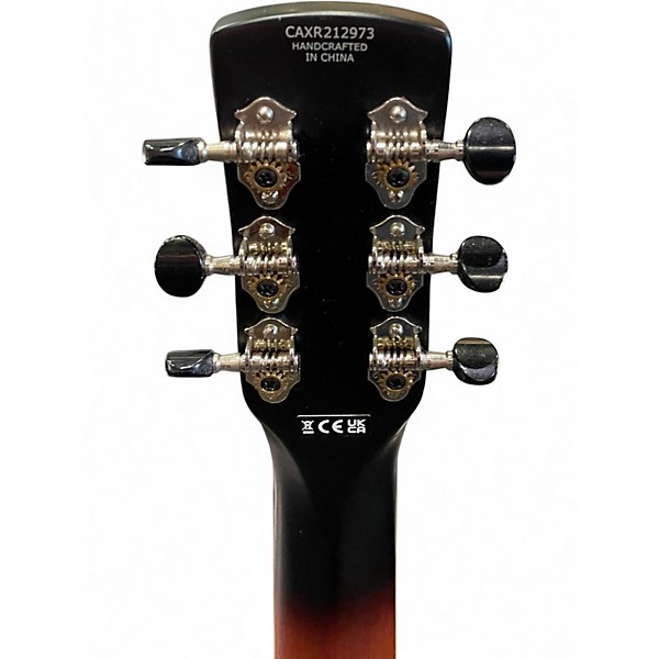 Used Gretsch Guitars G9240 Alligator Biscuit Round Neck brown burst Resonator Guitar