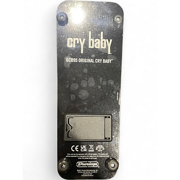 Used Dunlop GCB95 Original Crybaby Wah Effect Pedal