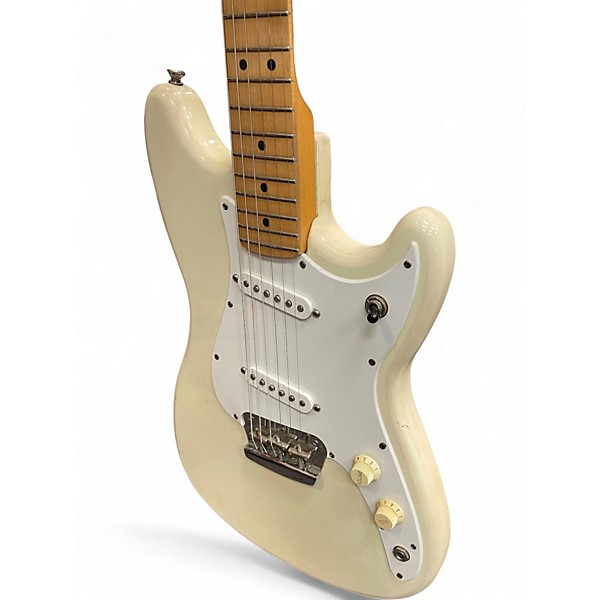 Used Fender Duo Sonic Vintage White Solid Body Electric Guitar