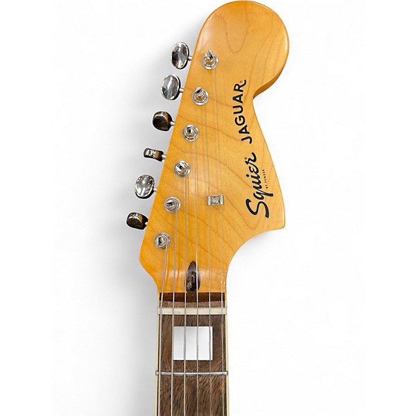 Used Squier CLASSIC VIBE 70S Jaguar Sunburst Solid Body Electric Guitar
